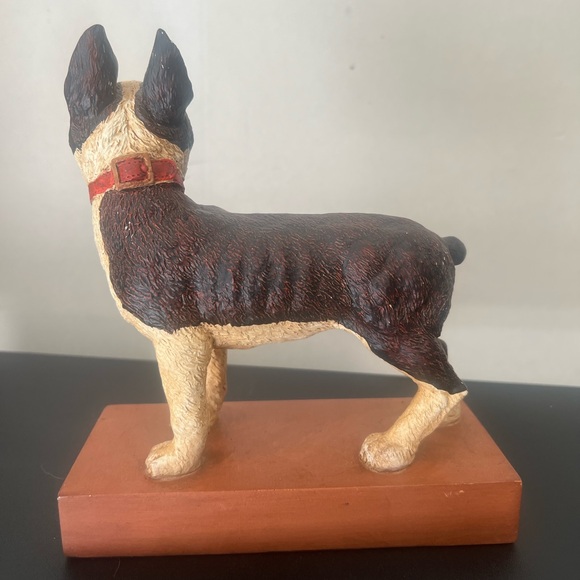 Sterling Industries Vintage Boston Terrier Cast Iron Sculpture - Picture 2 of 9